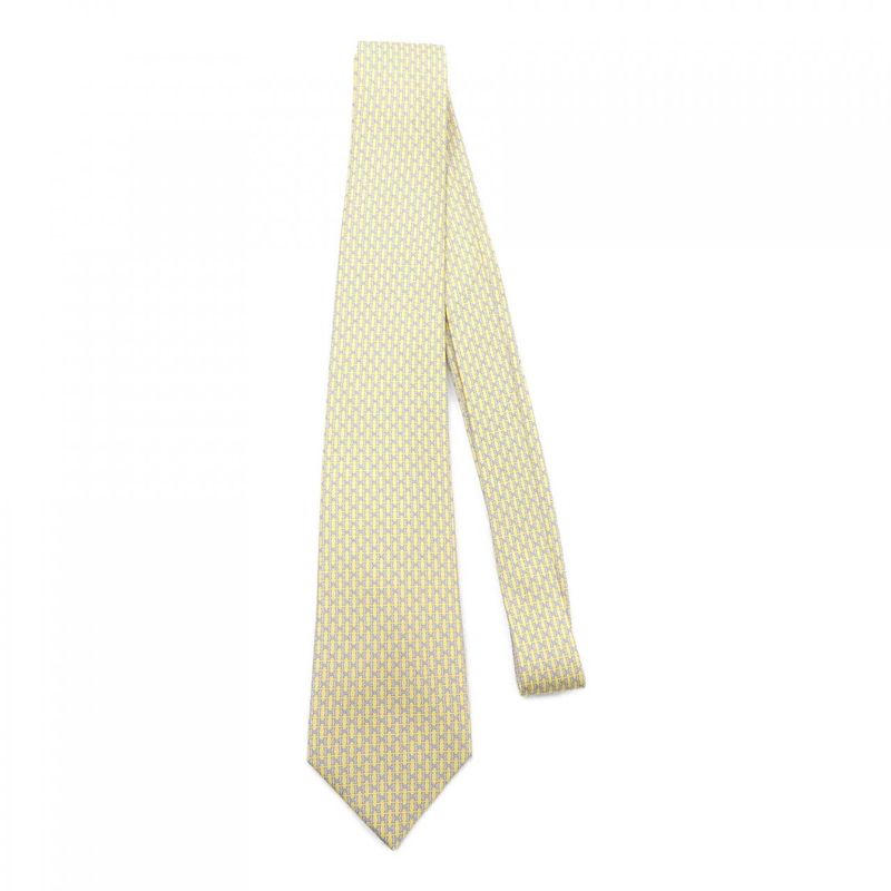 Hermes Necktie Blue Yellow