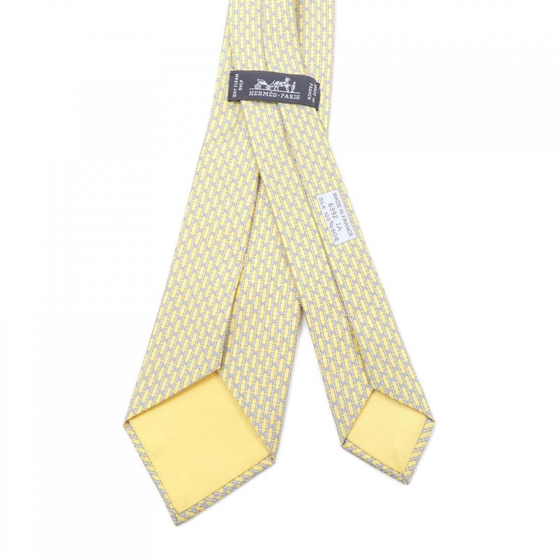 Hermes Necktie Blue Yellow