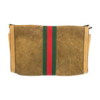 Gucci Vintage Sherry Shoulder Bag Brown Camel