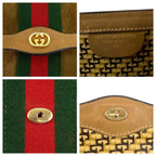 Gucci Vintage Sherry Shoulder Bag Brown Camel