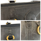 Dior Vintage Trotter Black Boston Bag