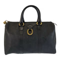 Dior Vintage Trotter Black Boston Bag