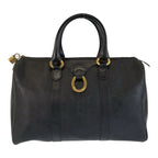 Dior Vintage Trotter Black Boston Bag