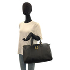 Dior Vintage Trotter Black Boston Bag