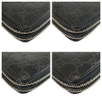 Guccissima Black Silver Leather Wallet