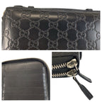 Guccissima Black Silver Leather Wallet