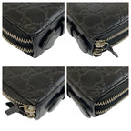 Guccissima Black Silver Leather Wallet