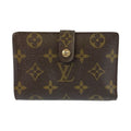 Louis Vuitton Monogram Porte Monnaie Viet Viennois Brown Fold Wallet Compact