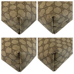 Gucci Vintage Sherry Leather Canvas
