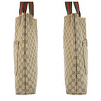 Gucci Vintage Sherry Leather Canvas
