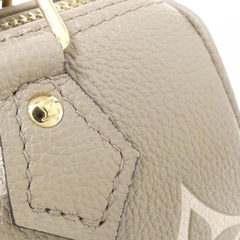 Louis Vuitton Bicolor Monogram Empreinte Nano Speedy Boston Bag