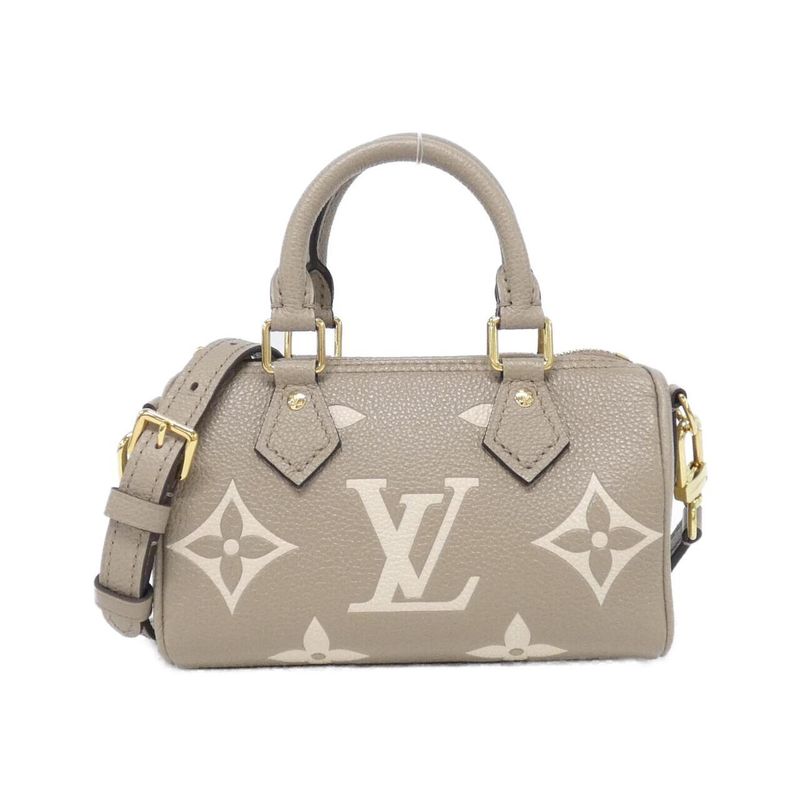 Louis Vuitton Bicolor Monogram Empreinte Nano Speedy Boston Bag