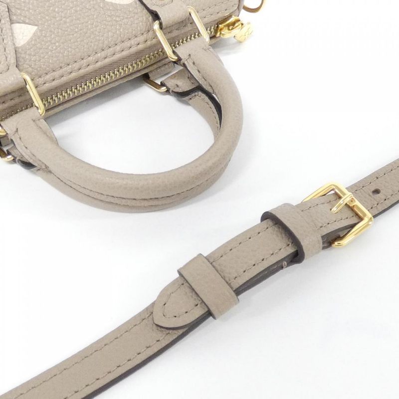 Louis Vuitton Bicolor Monogram Empreinte Nano Speedy Boston Bag
