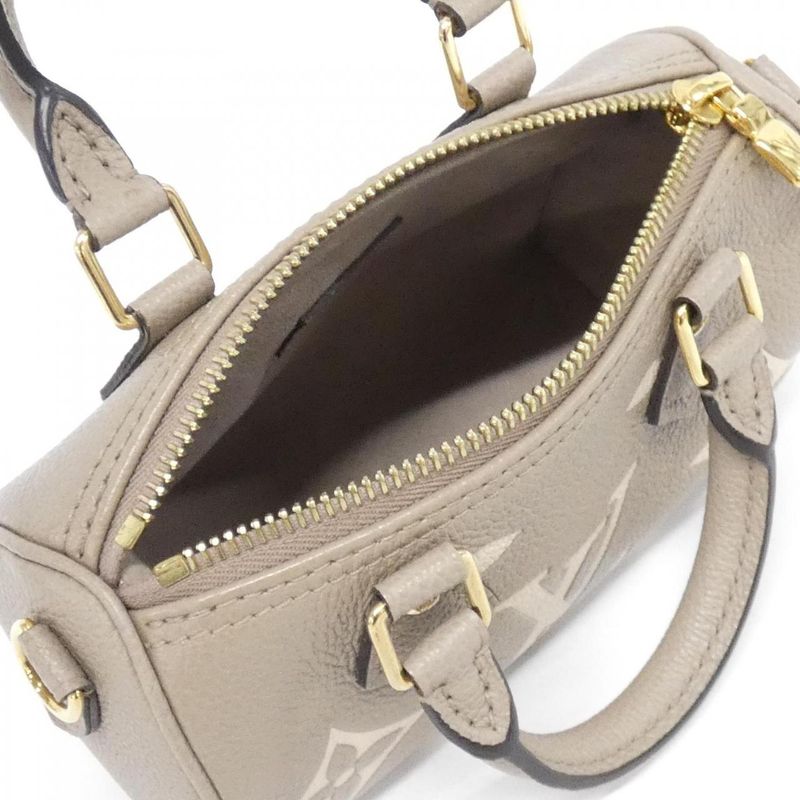 Louis Vuitton Bicolor Monogram Empreinte Nano Speedy Boston Bag