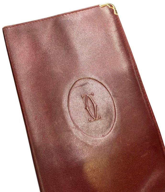 Cartier Wallet Long Bill Holder Must de Cartier Bordeaux