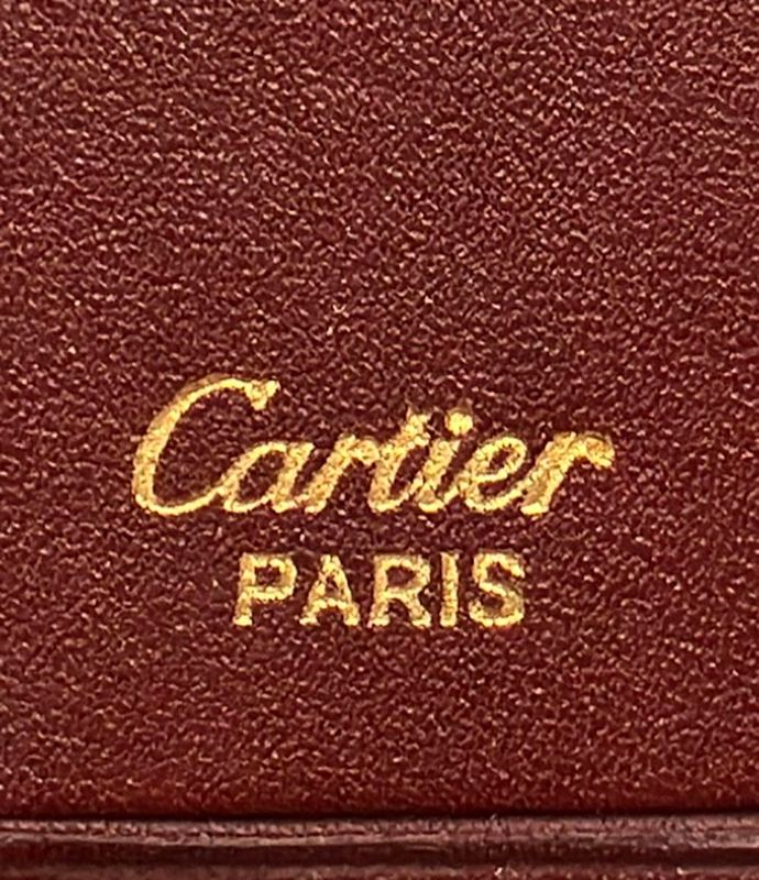 Cartier Wallet Long Bill Holder Must de Cartier Bordeaux