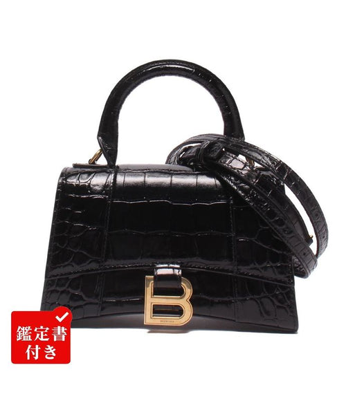 Balenciaga 2-Way Shoulder Bag Crossbody Hourglass XS