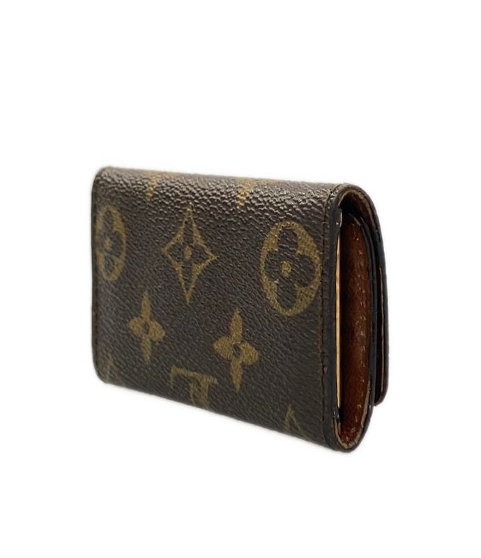 Louis Vuitton 4 Key Case Multicles 4 Monogram Key Holder Brown