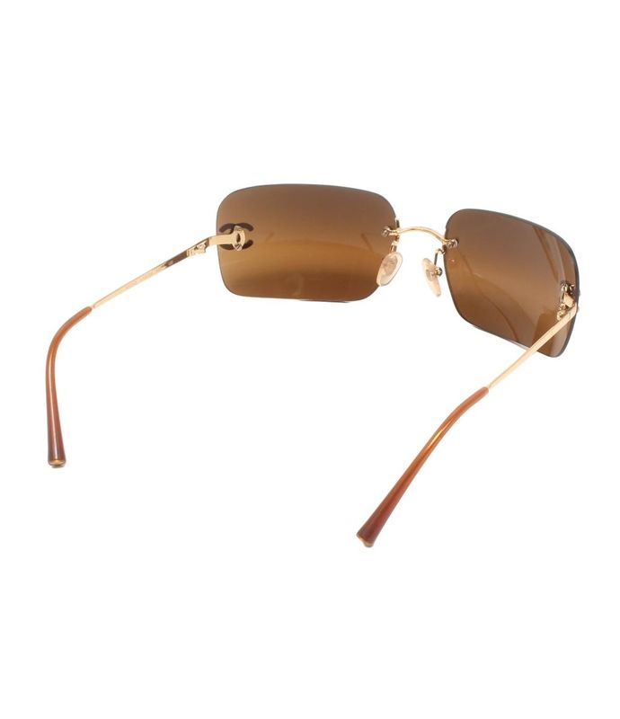 Chanel Sunglasses Eyewear Gold