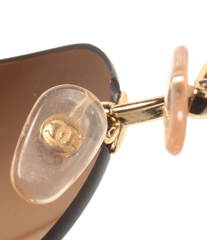 Chanel Sunglasses Eyewear Gold