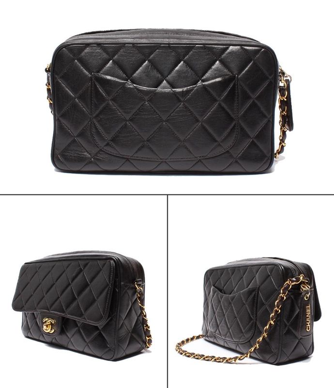 Chanel Chain Shoulder Bag Single Crossbody Gold