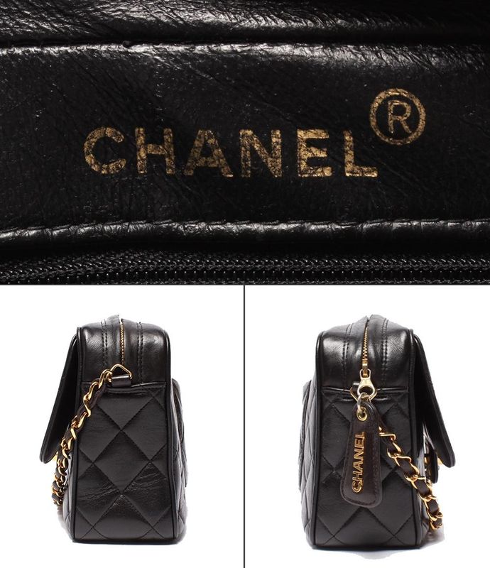 Chanel Chain Shoulder Bag Single Crossbody Gold