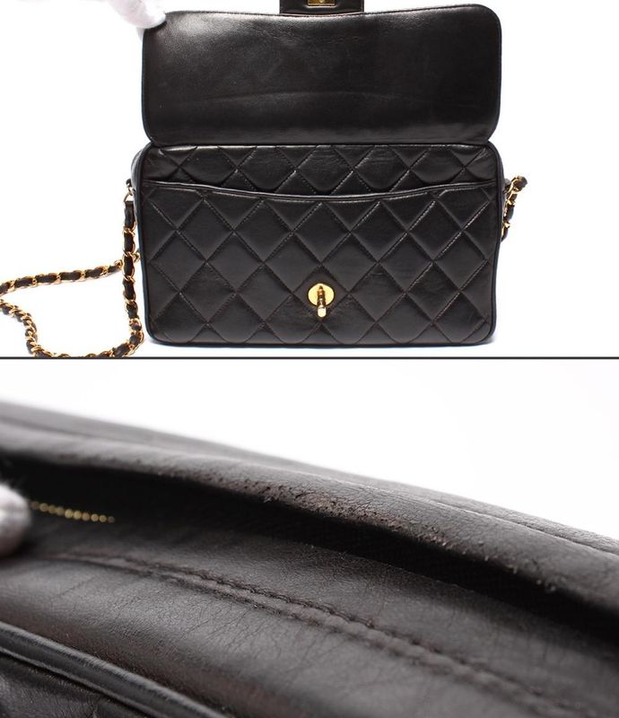 Chanel Chain Shoulder Bag Single Crossbody Gold