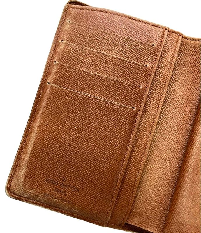 Louis Vuitton Bifold Wallet Portefeuille Viennois Monogram Brown