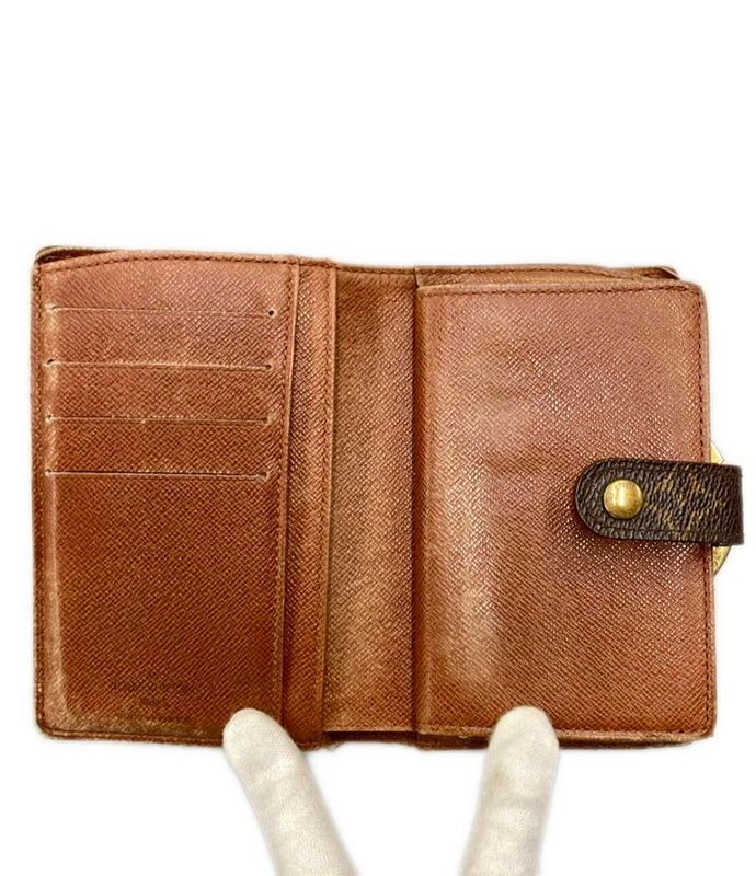 Louis Vuitton Bifold Wallet Portefeuille Viennois Monogram Brown