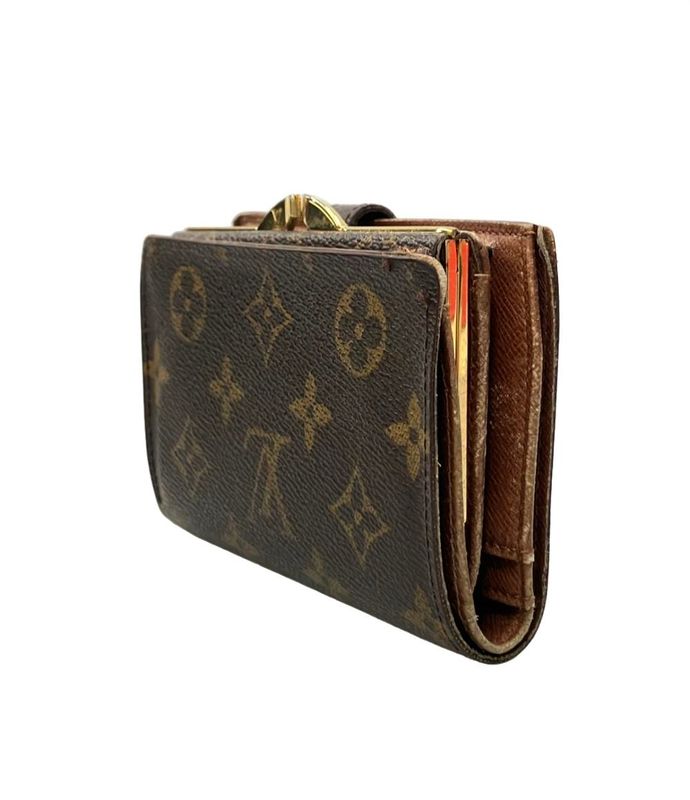 Louis Vuitton Bifold Wallet Portefeuille Viennois Monogram Brown