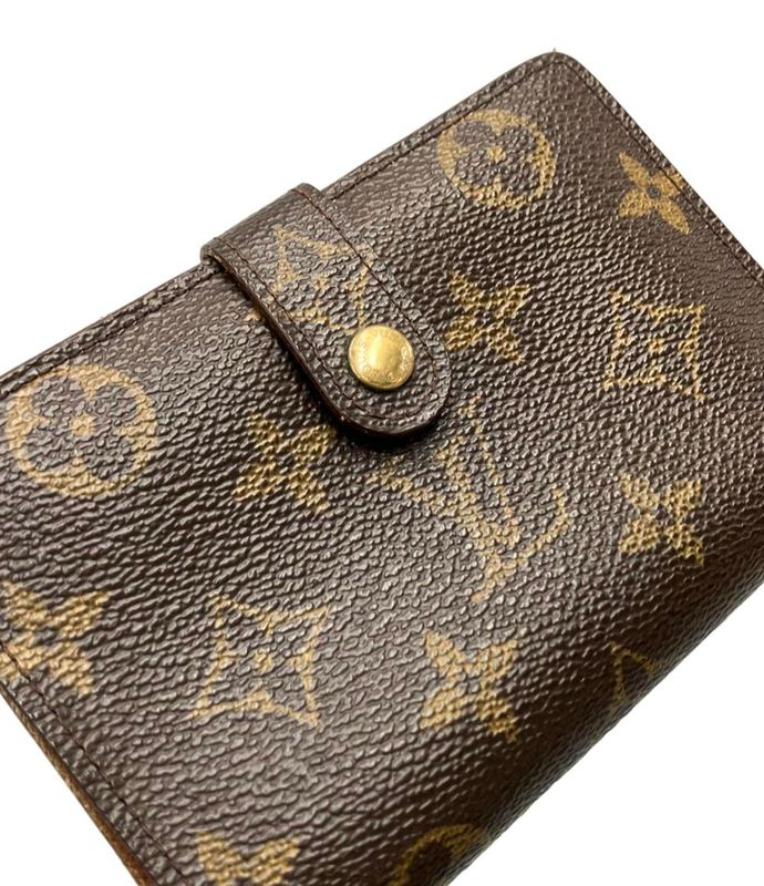 Louis Vuitton Bifold Wallet Portefeuille Viennois Monogram Brown
