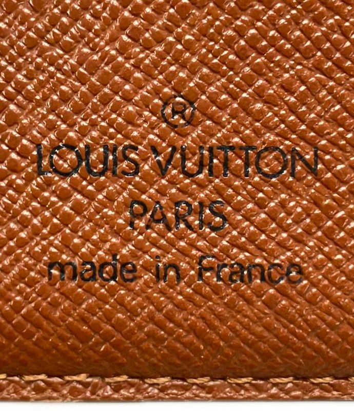 Louis Vuitton Bifold Wallet Porte Billets Cult Cles Monet Monogram Brown