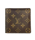 Louis Vuitton Bifold Wallet Porte Billets Cult Cles Monet Monogram Brown