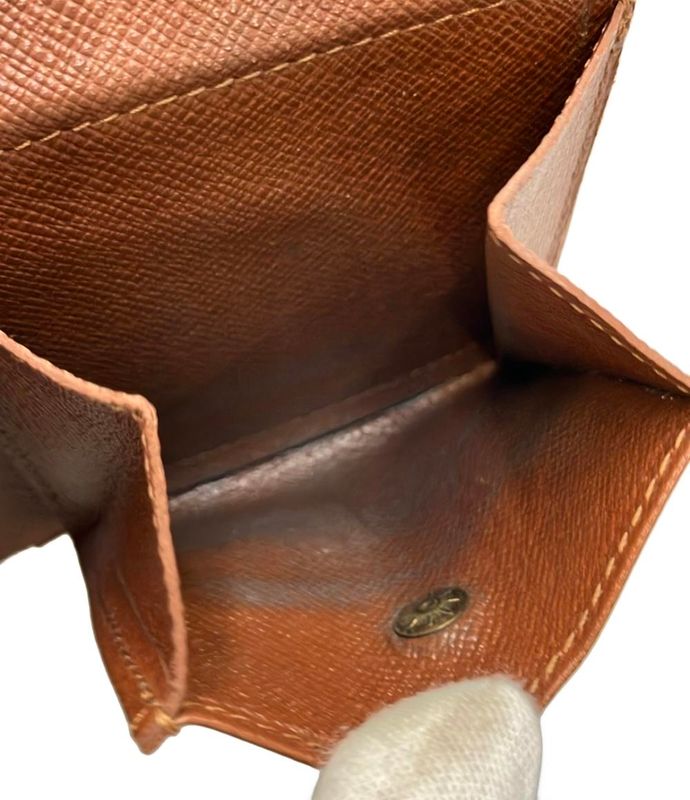 Louis Vuitton Bifold Wallet Porte Billets Cult Cles Monet Monogram Brown