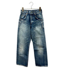 Saint Laurent Denim Pants Distressed Crop 24