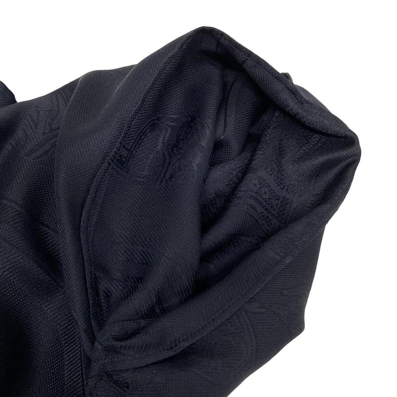 Hermes Long Sleeve Top 38 M Navy Bowtie Silk Shoulder Bag