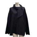 Hermes Long Sleeve Top 38 M Navy Bowtie Silk Shoulder Bag