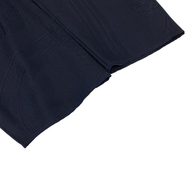 Hermes Long Sleeve Top 38 M Navy Bowtie Silk Shoulder Bag