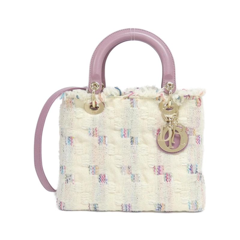 Dior Bag Leather Tweed
