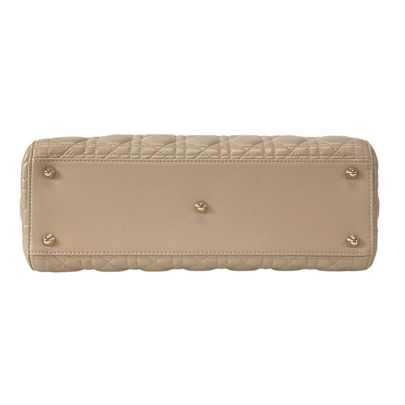 Dior Handbag Large Pink Gold Lambskin