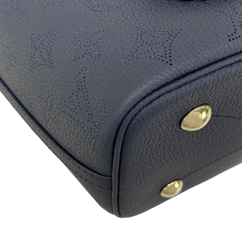 Louis Vuitton Tote Mahina Blossom PM Navy Leather Cowhide