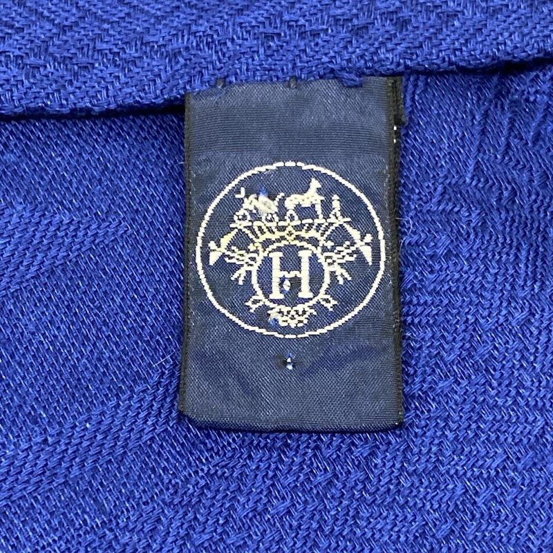 Hermes Shawl New Bliss Blue Cashmere Silk
