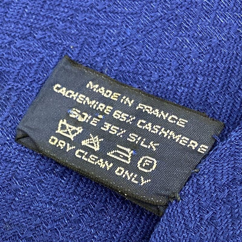 Hermes Shawl New Bliss Blue Cashmere Silk
