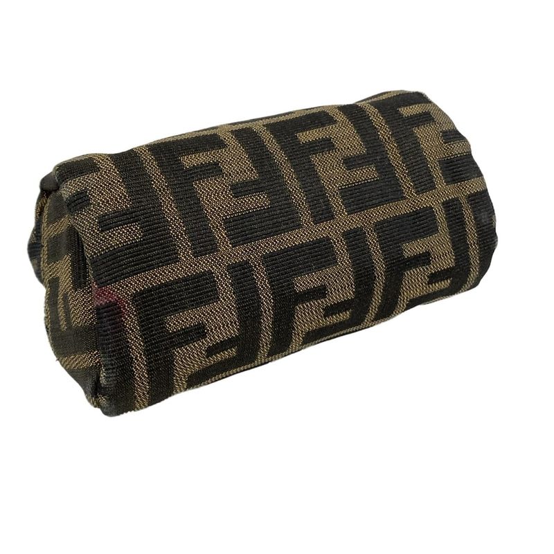 Fendi Pouch Zucca Beige Dark Brown Dark