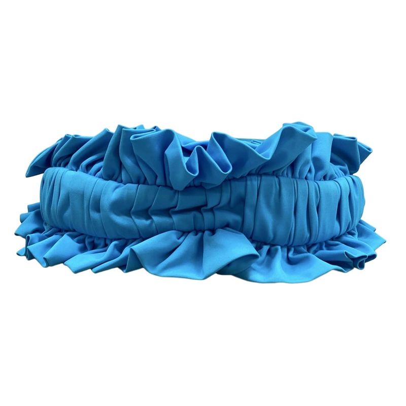 Balenciaga Shoulder Bag le Cage XS Blue Frill
