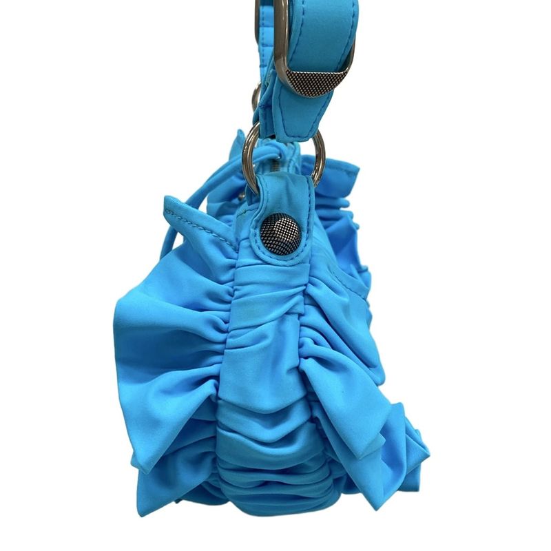 Balenciaga Shoulder Bag le Cage XS Blue Frill