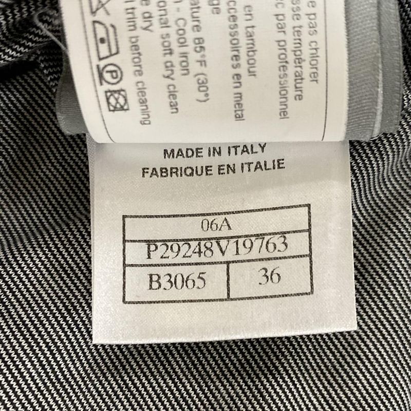 Chanel Jacket 36 S Sports Red Black Light Gray