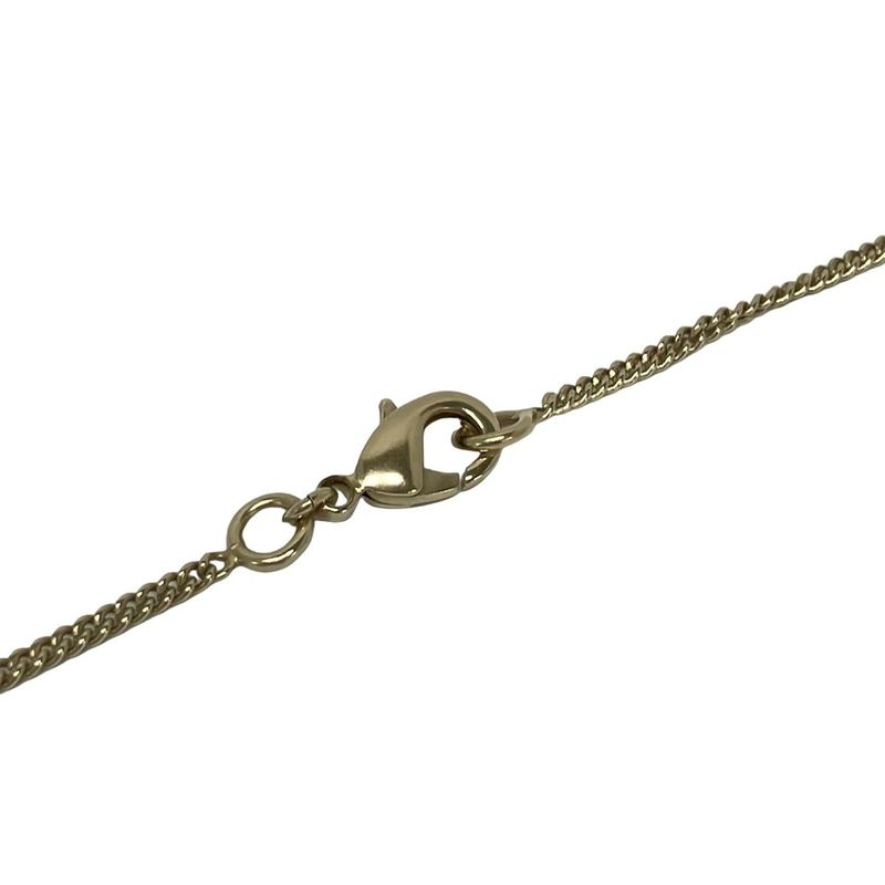 Chanel Necklace Gold Black CC Logo