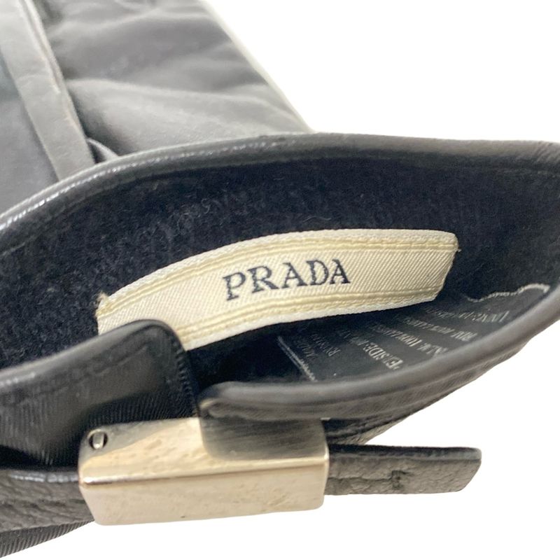 Prada Gloves Black Leather