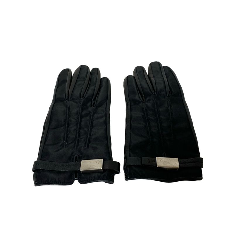 Prada Gloves Black Leather